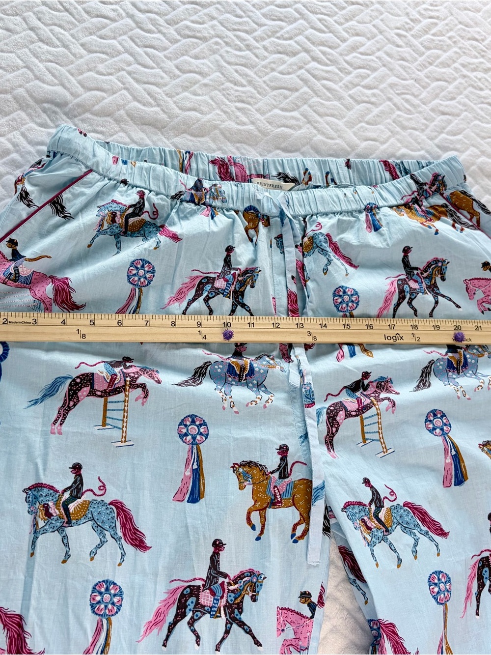 Printfresh 100% Organic Cotton Horse Show Pajama Pants Size XL Comfy Equestrian - Picture 10 of 14
